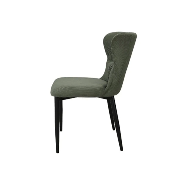Dark green retro style dining chair 3